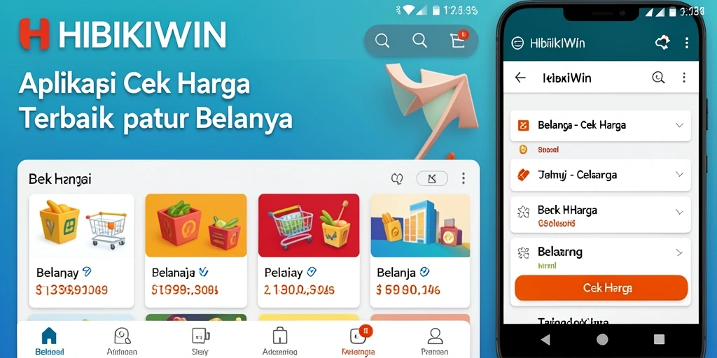 Tampilan antarmuka HIBIKIWIN yang jelas dan sederhana.