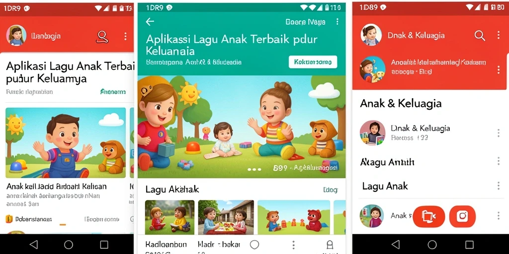 Tampilan intuitif dan ceria dari aplikasi IDR89.