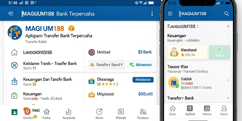 Antarmuka user-friendly MAGNUM188 untuk transfer bank yang cepat.