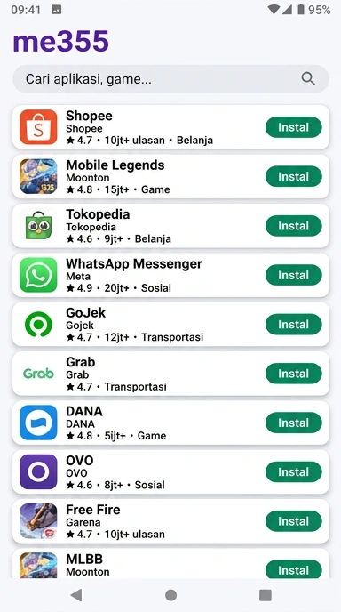 Katalog Aplikasi Populer me355 - Akses Mudah ke Semua Pilihan