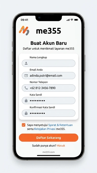 Cara Mudah Buat Akun me355 untuk Pengguna Indonesia