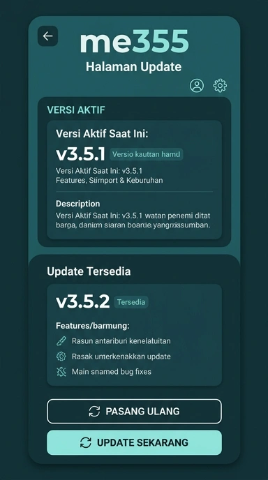 Riwayat Versi me355 untuk Pengguna Android Indonesia